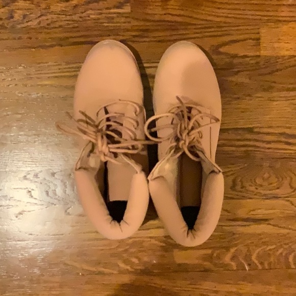 Primark Shoes - Blush Pink Combat Boots